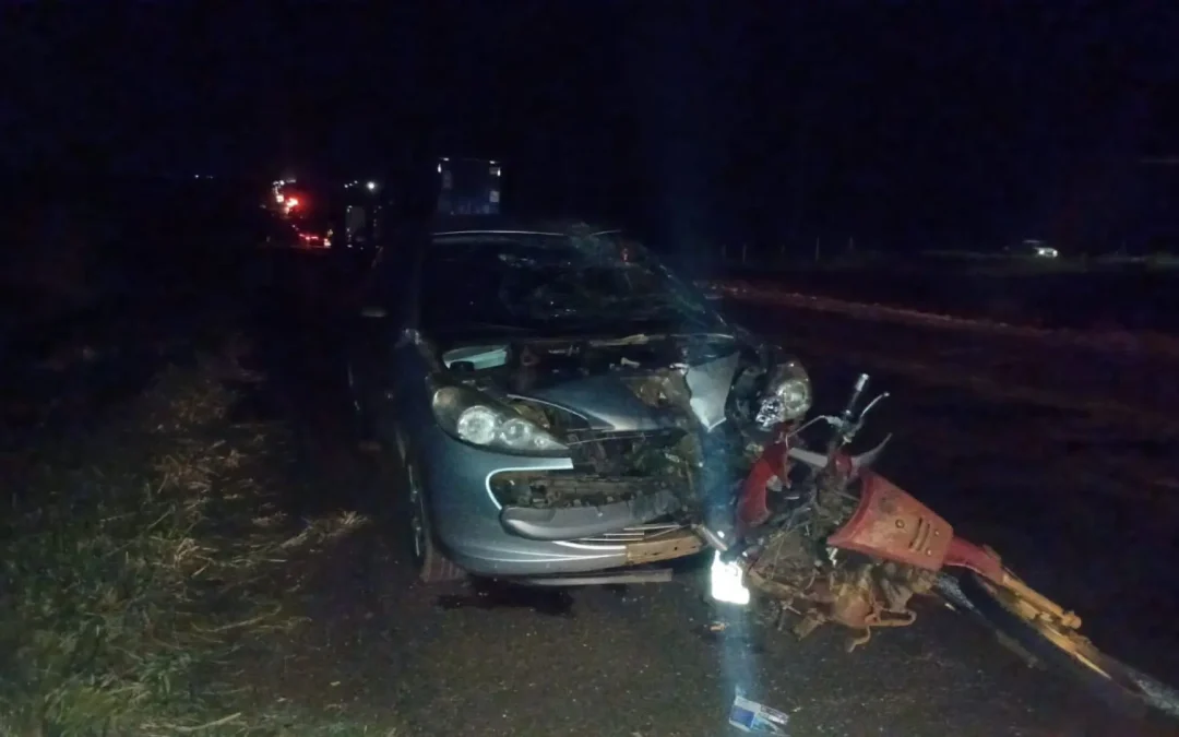 Motorista que arrastou e matou motociclista na BR-262 estava bêbado e foi preso em flagrante