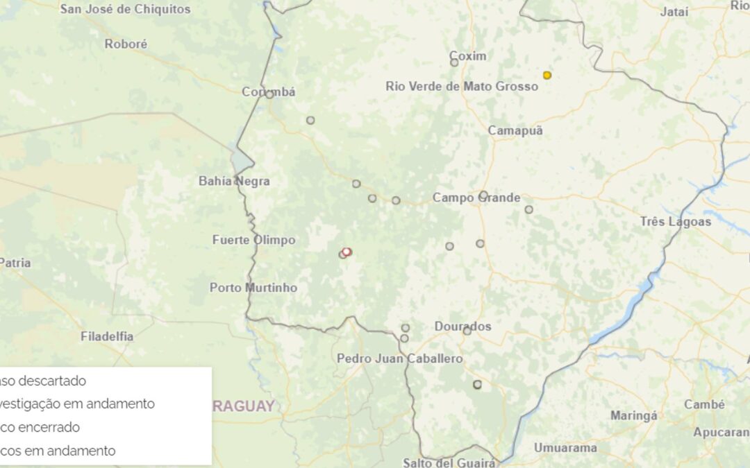 Com mais um foco investigado em Mato Grosso do Sul, Brasil chega a 123 casos de gripe aviária