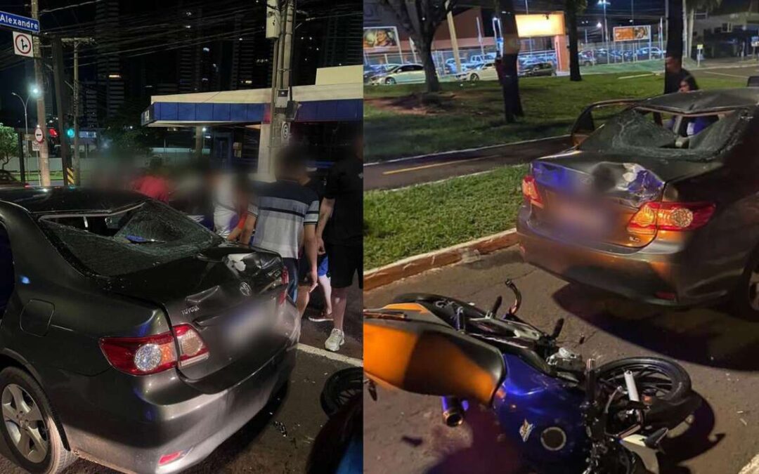 Jovem que bateu moto em três carros na Afonso Pena e deixou jovem na UTI não tinha CNH