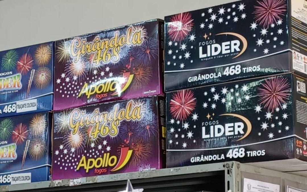 Lojas de fogos de artifício esperam aumento de até 50% nas vendas para o ano novo