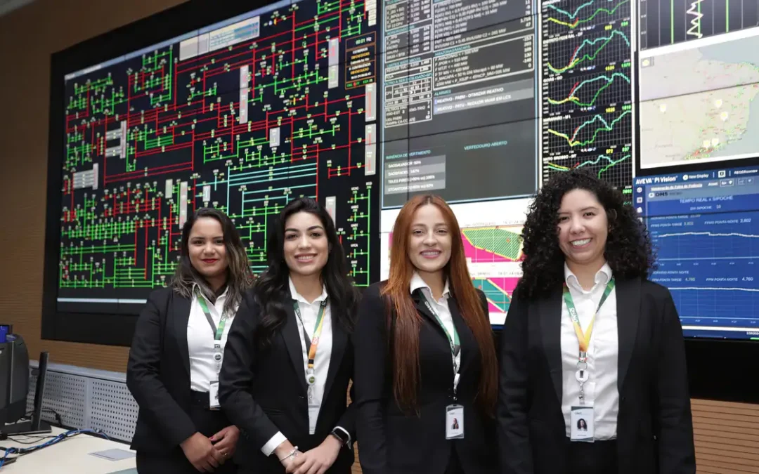 Pela 1ª vez, equipe feminina responde por centro de operações do ONS