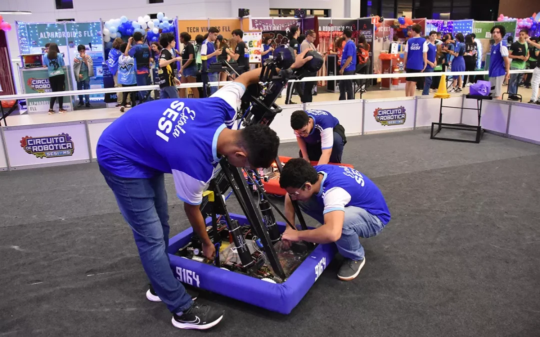 Circuito de Robótica Sesi MS vai reunir em Campo Grande 27 equipes e mais de 200 estudantes