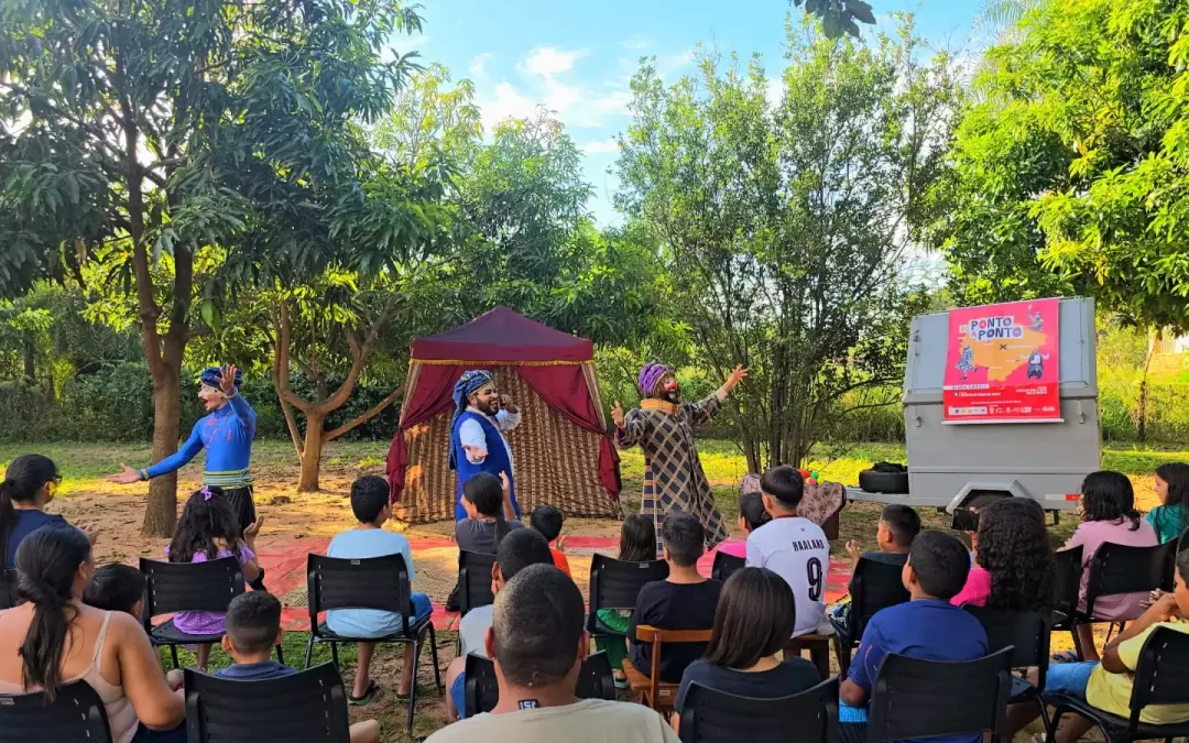 Projeto “De Ponto a Ponto” aporta em Corumbá com espetáculo e intercâmbio no Moinho Cultural