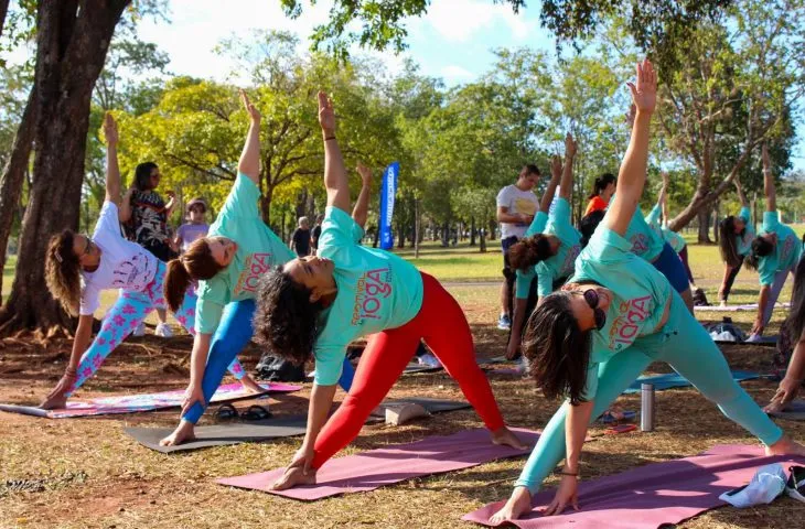 Festival gratuito celebra o Dia Internacional do Yoga no Parque das Nações Indígenas
