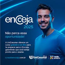 UniCesumar oferece curso preparatório gratuito para o Encceja 2025