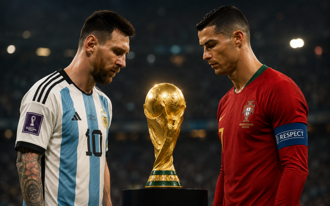 Começou o mata-mata: qualquer erro elimina e o mundo sonha com Messi x Cristiano na final