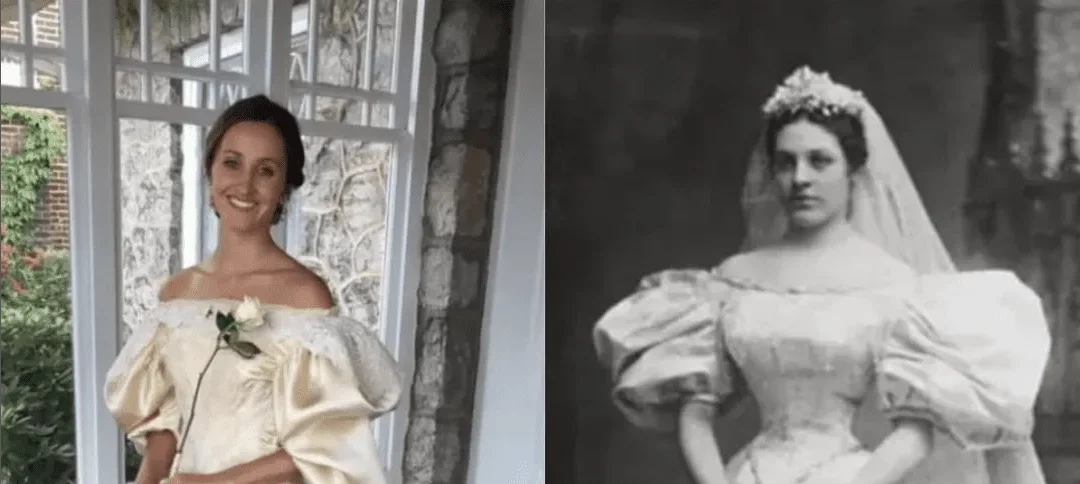 Ela foi a 11ª noiva da família a usar o mesmo vestido — e a história começou em 1895